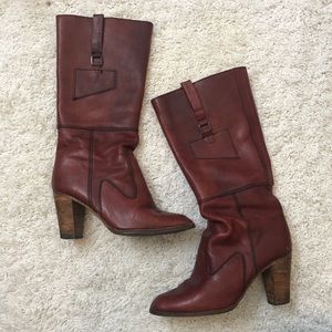 Vintage Leather Boots